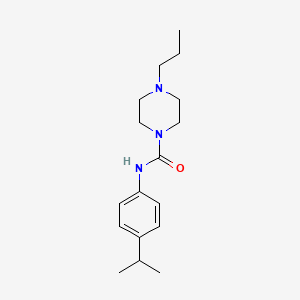 N-[4-(propan-2-yl)phenyl]-4-propylpiperazine-1-carboxamide