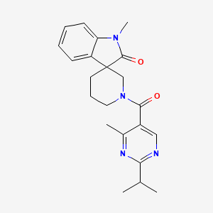 1'-[(2-isopropyl-4-methylpyrimidin-5-yl)carbonyl]-1-methylspiro[indole-3,3'-piperidin]-2(1H)-one