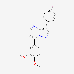 7-(3,4-dimethoxyphenyl)-3-(4-fluorophenyl)pyrazolo[1,5-a]pyrimidine