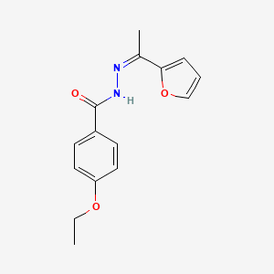 4-ethoxy-N'-[(1Z)-1-(furan-2-yl)ethylidene]benzohydrazide