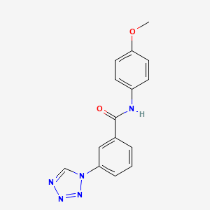 N-(4-Methoxy-phenyl)-3-tetrazol-1-yl-benzamide