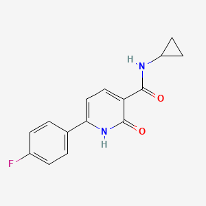 N-cyclopropyl-6-(4-fluorophenyl)-2-hydroxynicotinamide