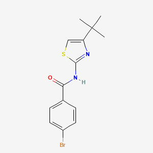 4-bromo-N-(4-tert-butyl-1,3-thiazol-2-yl)benzamide