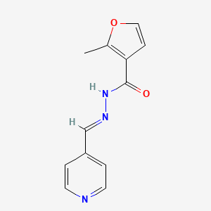 2-methyl-N'-(4-pyridinylmethylene)-3-furohydrazide