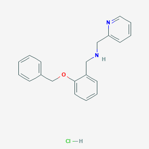 [2-(benzyloxy)benzyl](2-pyridinylmethyl)amine hydrochloride