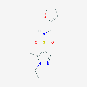 1-ETHYL-N~4~-(2-FURYLMETHYL)-5-METHYL-1H-PYRAZOLE-4-SULFONAMIDE