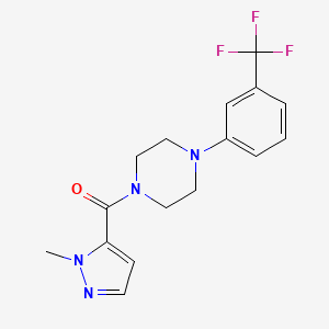 (1-METHYL-1H-PYRAZOL-5-YL){4-[3-(TRIFLUOROMETHYL)PHENYL]PIPERAZINO}METHANONE