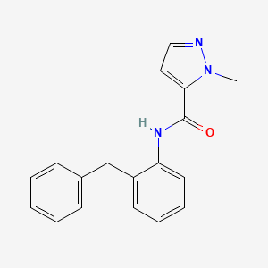 N-(2-benzylphenyl)-1-methyl-1H-pyrazole-5-carboxamide