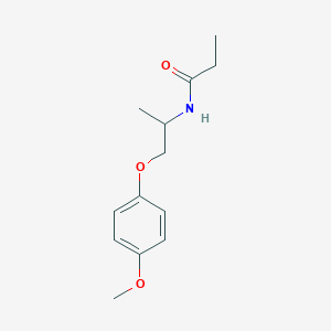 N-[2-(4-methoxyphenoxy)-1-methylethyl]propanamide