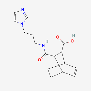 3-({[3-(1H-imidazol-1-yl)propyl]amino}carbonyl)bicyclo[2.2.2]oct-5-ene-2-carboxylic acid