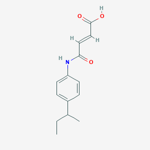 4-[(4-sec-butylphenyl)amino]-4-oxo-2-butenoic acid