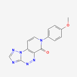 7-(4-methoxyphenyl)pyrido[4,3-e][1,2,4]triazolo[5,1-c][1,2,4]triazin-6(7H)-one