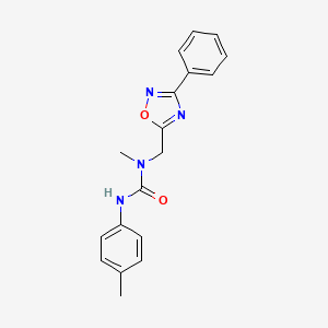 N-methyl-N'-(4-methylphenyl)-N-[(3-phenyl-1,2,4-oxadiazol-5-yl)methyl]urea