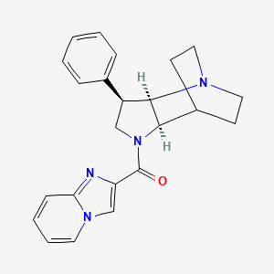 imidazo[1,2-a]pyridin-2-yl-[(2R,3R,6R)-3-phenyl-1,5-diazatricyclo[5.2.2.02,6]undecan-5-yl]methanone