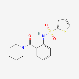 N-[2-(1-piperidinylcarbonyl)phenyl]-2-thiophenesulfonamide