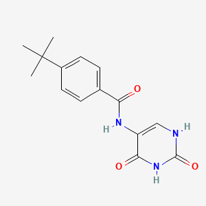 4-tert-butyl-N-(2,4-dioxo-1,2,3,4-tetrahydropyrimidin-5-yl)benzamide