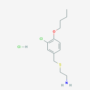 {2-[(4-butoxy-3-chlorobenzyl)thio]ethyl}amine hydrochloride