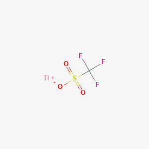 molecular formula CF3O3STl B052778 Thallium triflate CAS No. 73491-36-8