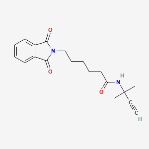 6-(1,3-DIOXO-2,3-DIHYDRO-1H-ISOINDOL-2-YL)-N-(2-METHYLBUT-3-YN-2-YL)HEXANAMIDE