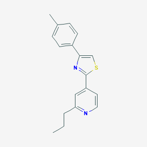 molecular formula C18H18N2S B527787 Fatostatin CAS No. 125256-00-0
