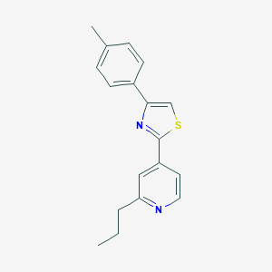 molecular formula C18H18N2S B527787 Fatostatina CAS No. 125256-00-0