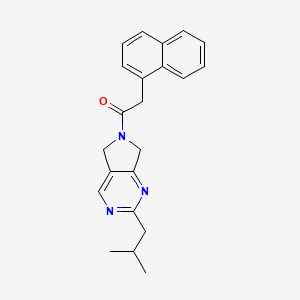 2-isobutyl-6-(1-naphthylacetyl)-6,7-dihydro-5H-pyrrolo[3,4-d]pyrimidine