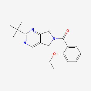 2-tert-butyl-6-(2-ethoxybenzoyl)-6,7-dihydro-5H-pyrrolo[3,4-d]pyrimidine