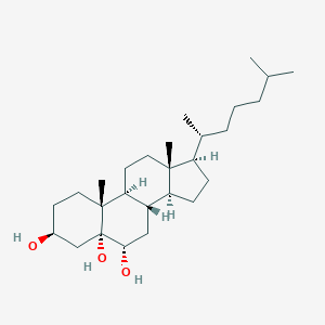 molecular formula C27H48O3 B052781 胆甾烷-3β，5α，6α-三醇 CAS No. 35089-25-9