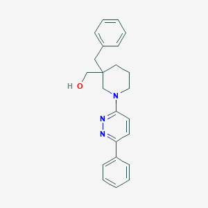 molecular formula C23H25N3O B5278179 [3-benzyl-1-(6-phenylpyridazin-3-yl)piperidin-3-yl]methanol 