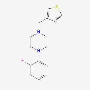 1-(2-fluorophenyl)-4-(3-thienylmethyl)piperazine