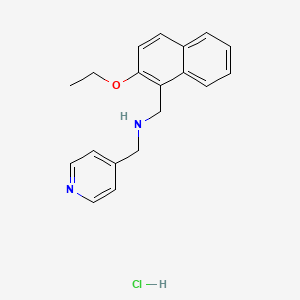 [(2-ethoxy-1-naphthyl)methyl](4-pyridinylmethyl)amine hydrochloride