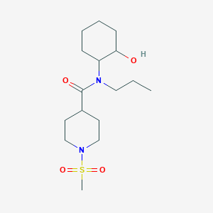 N-(2-hydroxycyclohexyl)-1-(methylsulfonyl)-N-propyl-4-piperidinecarboxamide