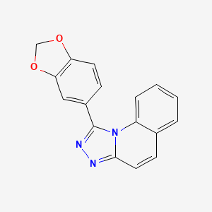 1-(1,3-benzodioxol-5-yl)[1,2,4]triazolo[4,3-a]quinoline