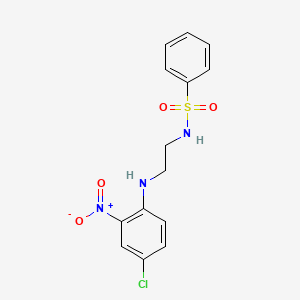 N-[2-(4-Chloro-2-nitro-phenylamino)-ethyl]-benzenesulfonamide