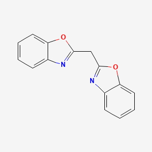 molecular formula C15H10N2O2 B5278561 Benzoxazole, 2,2'-methylenebis- CAS No. 7210-08-4