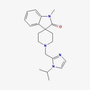 1'-[(1-isopropyl-1H-imidazol-2-yl)methyl]-1-methylspiro[indole-3,4'-piperidin]-2(1H)-one