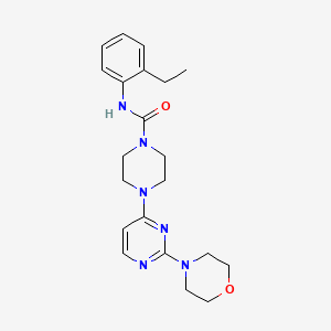 N-(2-ethylphenyl)-4-[2-(4-morpholinyl)-4-pyrimidinyl]-1-piperazinecarboxamide