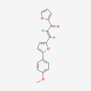 (E)-1-(furan-2-yl)-3-(5-(4-methoxyphenyl)furan-2-yl)prop-2-en-1-one