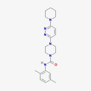 N-(2,5-dimethylphenyl)-4-(6-piperidin-1-ylpyridazin-3-yl)piperazine-1-carboxamide