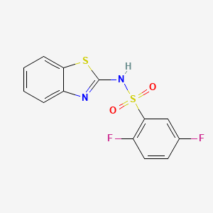 N-(1,3-benzothiazol-2-yl)-2,5-difluorobenzenesulfonamide