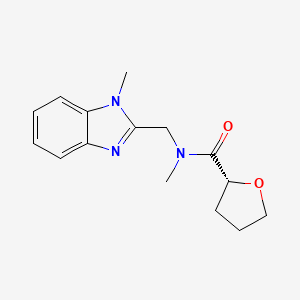 (2R)-N-methyl-N-[(1-methyl-1H-benzimidazol-2-yl)methyl]tetrahydrofuran-2-carboxamide