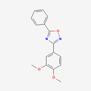 3-(3,4-dimethoxyphenyl)-5-phenyl-1,2,4-oxadiazole