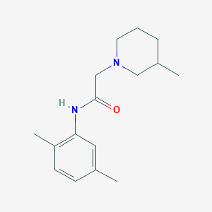 N-(2,5-dimethylphenyl)-2-(3-methylpiperidin-1-yl)acetamide