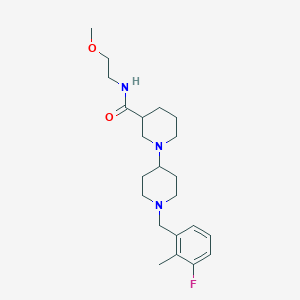 1'-(3-fluoro-2-methylbenzyl)-N-(2-methoxyethyl)-1,4'-bipiperidine-3-carboxamide