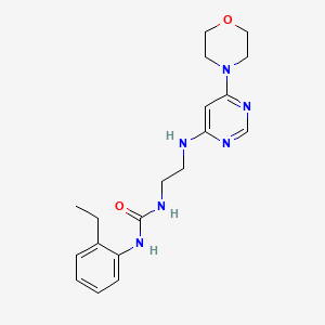 N-(2-ethylphenyl)-N'-(2-{[6-(4-morpholinyl)-4-pyrimidinyl]amino}ethyl)urea