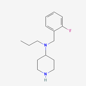 N-(2-fluorobenzyl)-N-propyl-4-piperidinamine dihydrochloride