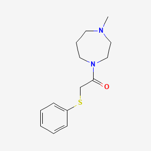 1-methyl-4-[(phenylthio)acetyl]-1,4-diazepane