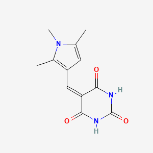 5-[(1,2,5-trimethyl-1H-pyrrol-3-yl)methylene]-2,4,6(1H,3H,5H)-pyrimidinetrione