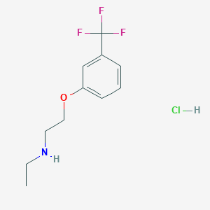 N-ethyl-2-[3-(trifluoromethyl)phenoxy]ethanamine;hydrochloride