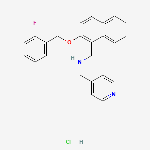 ({2-[(2-fluorobenzyl)oxy]-1-naphthyl}methyl)(4-pyridinylmethyl)amine hydrochloride